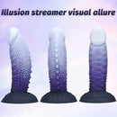 7.24in 8.38in 9.96in 11.14in Monster Spiked Fantasy Meat Thorn Dildo