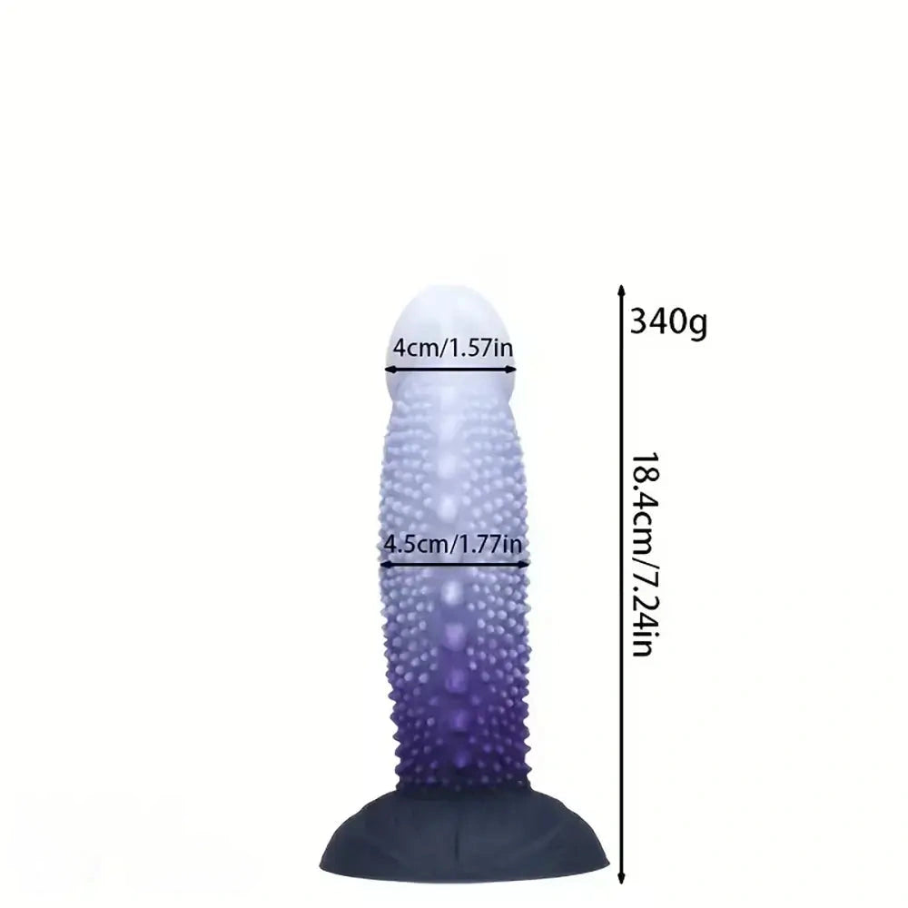 7.24in 8.38in 9.96in 11.14in Monster Spiked Fantasy Meat Thorn Dildo