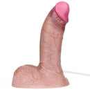 7.24in Double Density Silicone Soft Ejaculating Realistic Simulation Dildo