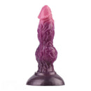 7.24in Fantasy Dog Knot Squeezing Inflatable Alien Penis Dildo For Clit