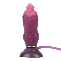 7.24in Fantasy Dog Knot Squeezing Inflatable Alien Penis Dildo For Clit