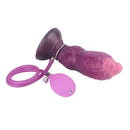 7.24in Fantasy Dog Knot Squeezing Inflatable Alien Penis Dildo For Clit