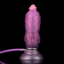 7.24in Fantasy Dog Knot Squeezing Inflatable Alien Penis Dildo For Clit