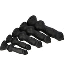 7.28in 7.48in 9.64in 10.62in 13in Big Black Silicone Dog Cock Dildo