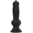7.28in 7.48in 9.64in 10.62in 13in Big Black Silicone Dog Cock Dildo
