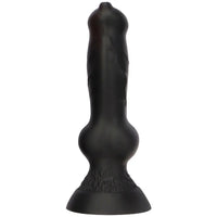 7.28in 7.48in 9.64in 10.62in 13in Big Black Silicone Dog Cock Dildo