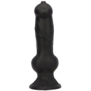 7.28in 7.48in 9.64in 10.62in 13in Big Black Silicone Dog Cock Dildo