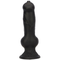 7.28in 7.48in 9.64in 10.62in 13in Big Black Silicone Dog Cock Dildo