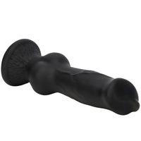 7.28in 7.48in 9.64in 10.62in 13in Big Black Silicone Dog Cock Dildo