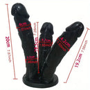 7.28in 7.56in 7.87in Real Feeling Triple Ended Dildo For Males Sex
