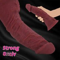 7.28in 8.07in 9.44in Big Thick Soft Silicone Dildo For Orgasm Sex Toy