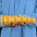 7.28in 8.66in 9.84in Golden Silicone Halloween Pumpkin Anal Alien Dildo