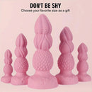 7.28in 9.05in 10.63in 11.81in 13.38in Fantasy Silicone Soft Anal Plug Dildo
