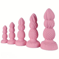 7.28in 9.05in 10.63in 11.81in 13.38in Fantasy Silicone Soft Anal Plug Dildo