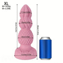 7.28in 9.05in 10.63in 11.81in 13.38in Fantasy Silicone Soft Anal Plug Dildo