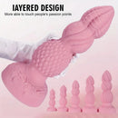 7.28in 9.05in 10.63in 11.81in 13.38in Fantasy Silicone Soft Anal Plug Dildo