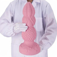 7.28in 9.05in 10.63in 11.81in 13.38in Fantasy Silicone Soft Anal Plug Dildo