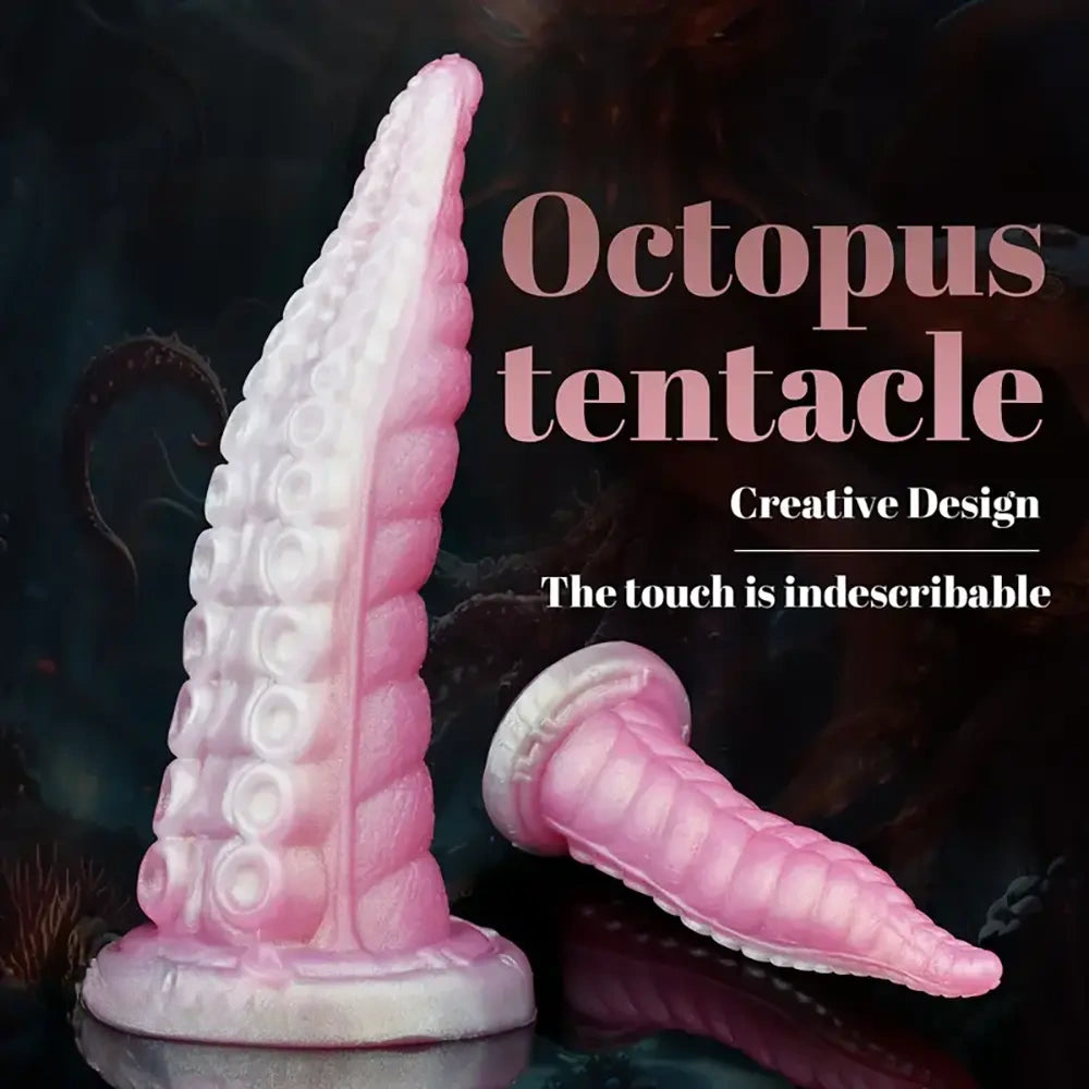 7.28in 9.05in Fantasy Animal Octopus Tentacle Anal Hands-Free Dildo
