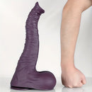 7.28in 9.25in 11.22in 14.17in Elephant Trunk Silicone Soft Large Animal Real Dildo