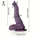 7.28in 9.25in 11.22in 14.17in Elephant Trunk Silicone Soft Large Animal Real Dildo