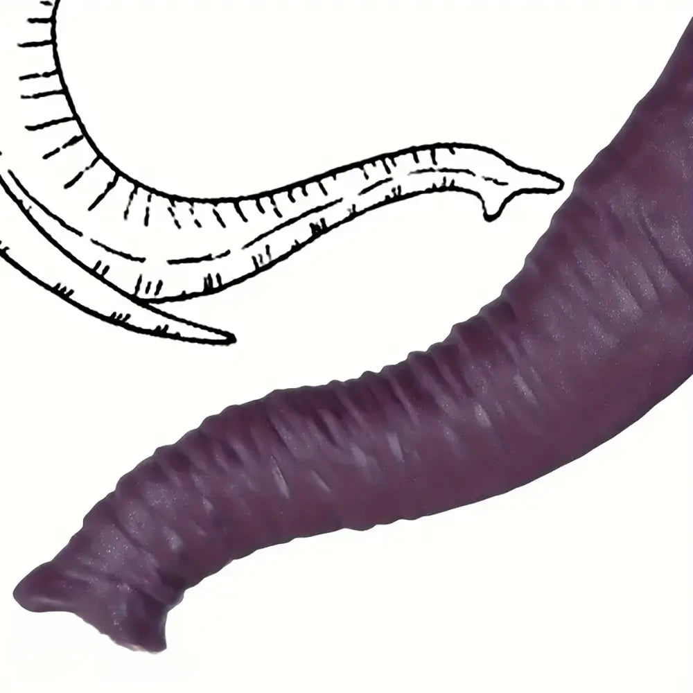7.28in 9.25in 11.22in 14.17in Elephant Trunk Silicone Soft Large Animal Real Dildo