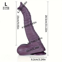 7.28in 9.25in 11.22in 14.17in Elephant Trunk Silicone Soft Large Animal Real Dildo