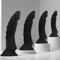 7.28in 9.25in 11.41in 13.38in Dragon Monster Fantasy Large Silicone Dildo