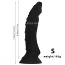 7.28in 9.25in 11.41in 13.38in Dragon Monster Fantasy Large Silicone Dildo