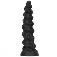 7.28in 9.44in 11.61in Black Big Fantasy Odd Silicone Soft Dildo For Women