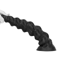 7.28in 9.44in 11.61in Black Big Fantasy Odd Silicone Soft Dildo For Women