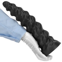 7.28in 9.44in 11.61in Black Big Fantasy Odd Silicone Soft Dildo For Women