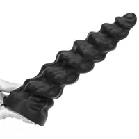 7.28in 9.44in 11.61in Black Big Fantasy Odd Silicone Soft Dildo For Women