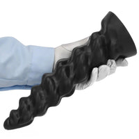 7.28in 9.44in 11.61in Black Big Fantasy Odd Silicone Soft Dildo For Women