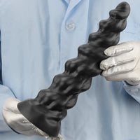 7.28in 9.44in 11.61in Black Big Fantasy Odd Silicone Soft Dildo For Women