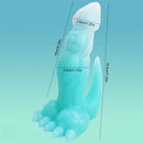 7.28in 9.44in Dinosaur Luminous Monster Soft Silicone Female Dildo
