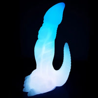 7.28in 9.44in Dinosaur Luminous Monster Soft Silicone Female Dildo