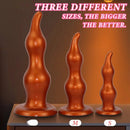7.28in 9.84in 11.81in Silicone Soft Anal Plug Dildo Clitoris Vaginal Masturbator