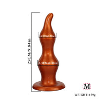 7.28in 9.84in 11.81in Silicone Soft Anal Plug Dildo Clitoris Vaginal Masturbator