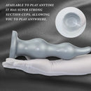 7.28in 9.84in 11.81in Silicone Soft Anal Plug Dildo Clitoris Vaginal Masturbator