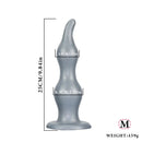 7.28in 9.84in 11.81in Silicone Soft Anal Plug Dildo Clitoris Vaginal Masturbator