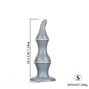 7.28in 9.84in 11.81in Silicone Soft Anal Plug Dildo Clitoris Vaginal Masturbator