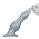 7.28in 9.84in 11.81in Silicone Soft Anal Plug Dildo Clitoris Vaginal Masturbator
