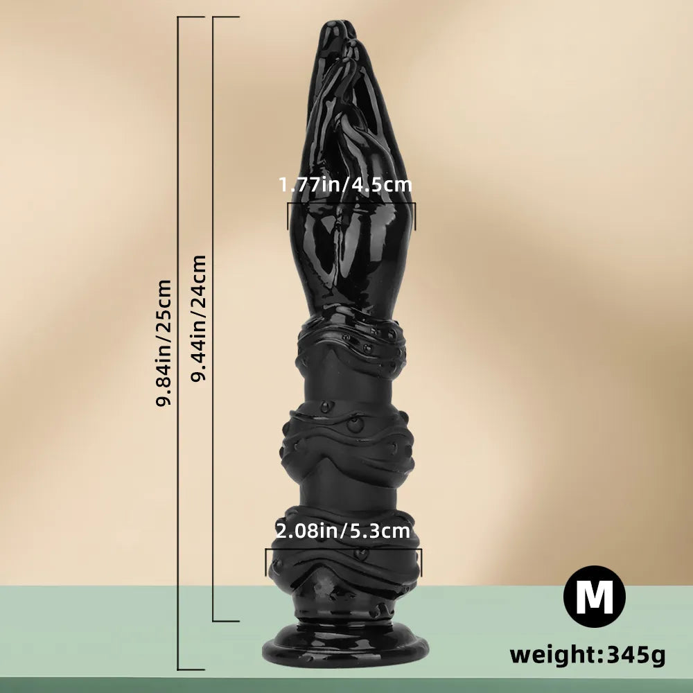 7.28in 9.84in 13.38in BDSM Fist Hands Big Dildo For Fisting Sex Expender