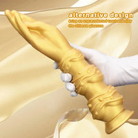 7.28in 9.84in 13.38in Premium Silicone Soft Fist Hands Big Sex Dildo