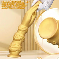 7.28in 9.84in 13.38in Premium Silicone Soft Fist Hands Big Sex Dildo