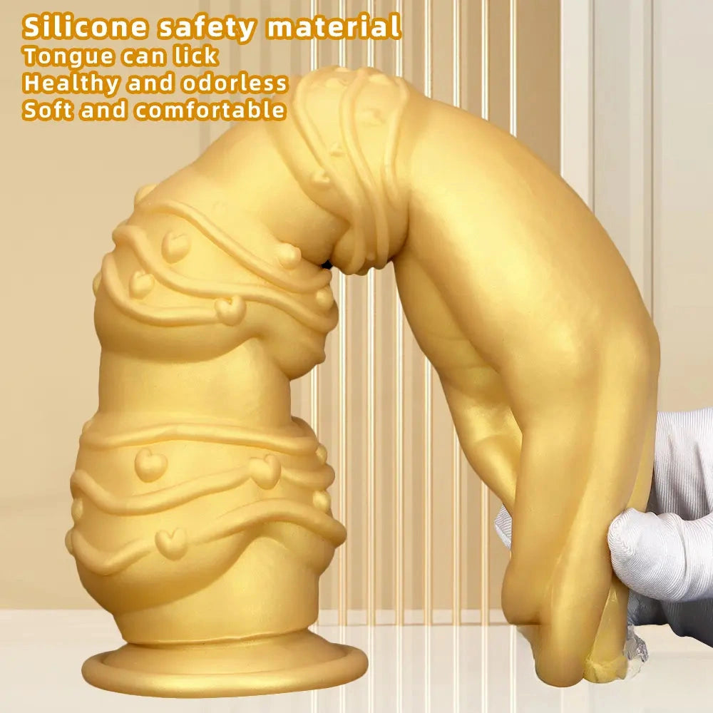 7.28in 9.84in 13.38in Premium Silicone Soft Fist Hands Big Sex Dildo