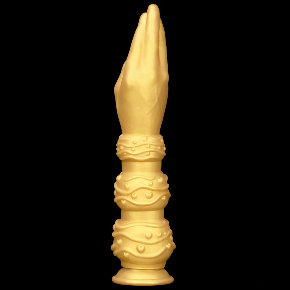 7.28in 9.84in 13.38in Premium Silicone Soft Fist Hands Big Sex Dildo