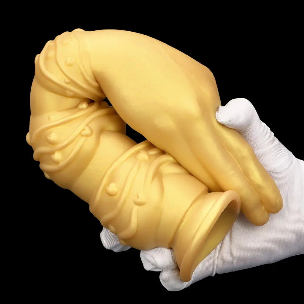 7.28in 9.84in 13.38in Premium Silicone Soft Fist Hands Big Sex Dildo