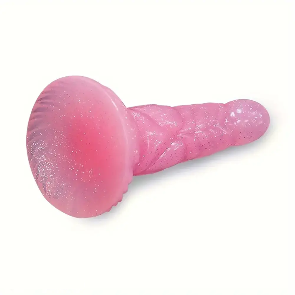 7.28in Confetti Silicone Soft G Spot Anal Dildo For Anal Sex Expansion