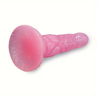 7.28in Confetti Silicone Soft G Spot Anal Dildo For Anal Sex Expansion